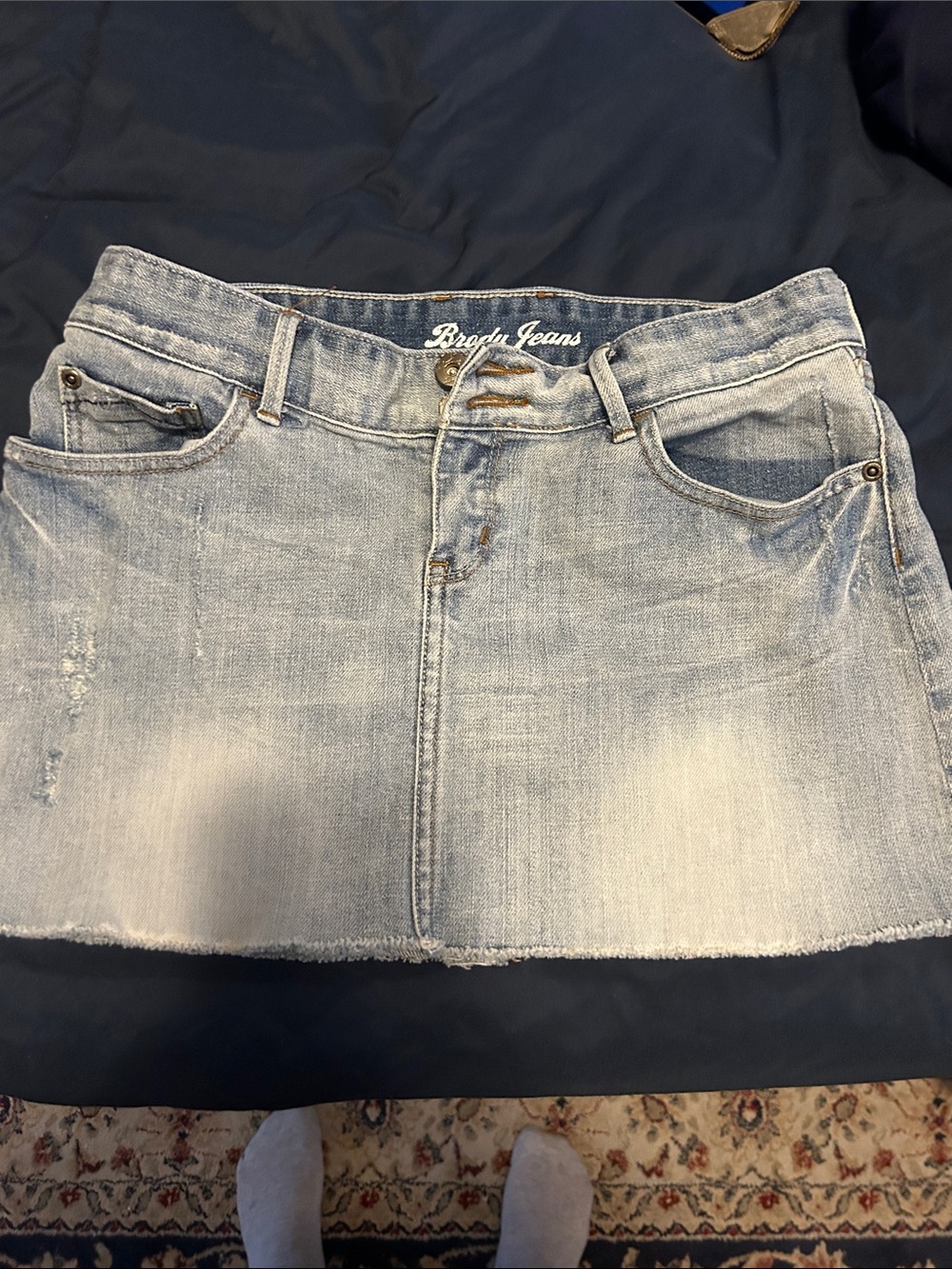 Light Blue Denim Mini Skirt by Brody Jeans